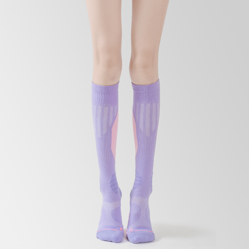 Long nylon terry football socks